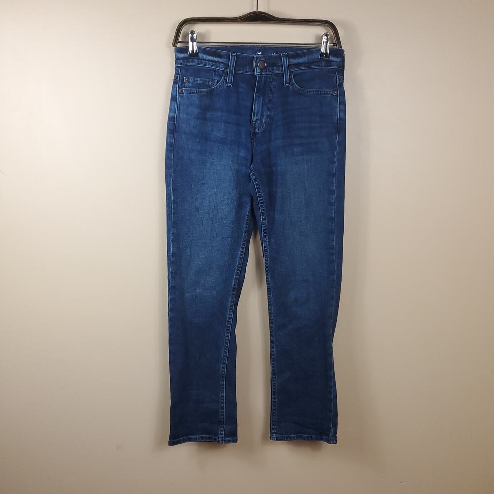 Hollister Epic Flex Dark Wash Slim Straight Jeans Size 26x28